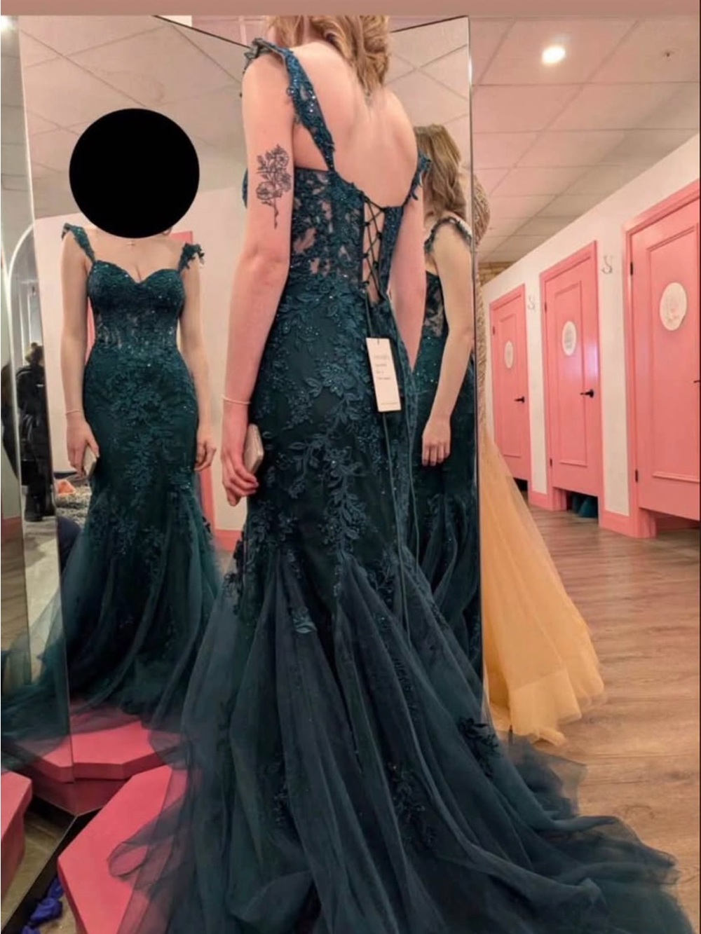 Beautiful Emerald Green Prom Dress